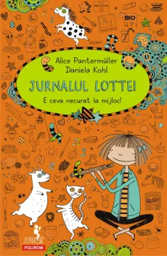 Coperta cărții Jurnalul Lottei: E ceva necurat la mijloc!