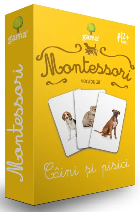 Coperta cărții Vocabular. Caini si pisici. / CJED.Montessori. SERIA 2