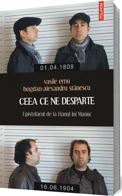 Coperta cărții Ceea ce ne desparte. Epistolarul de la Hanul lui Manuc