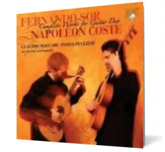 Coperta cărții Fernando Sor & Napoleon Coste - Complete works for guitar duo