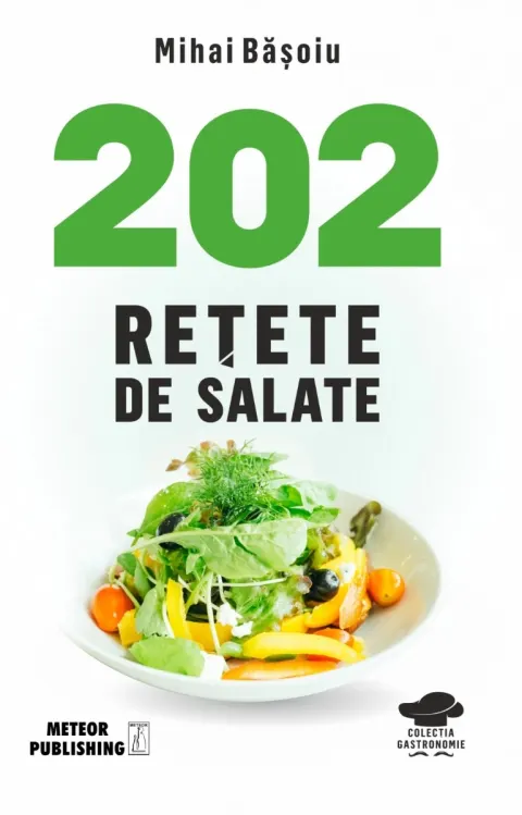 Coperta cărții 202 rețete de salate
