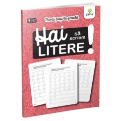 Coperta cărții Primii pasi la scoala. Hai sa scriem litere!