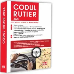 Coperta cărții Codul rutier 2026. Editie tiparita pe hartie alba