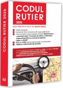 Coperta cărții Codul rutier 2026. Editie tiparita pe hartie alba