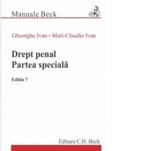 Coperta cărții Drept penal. Partea speciala. Editia 7