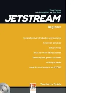 Coperta cărții Jetstream Beginner Teacher's Book+E-Zone