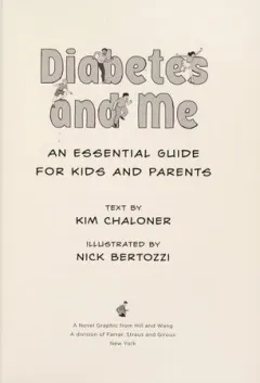 Coperta cărții Diabetes and me: an essential guide for kids and parents