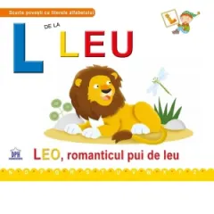 Coperta cărții L de la Leu. Leo, romanticul pui de leu