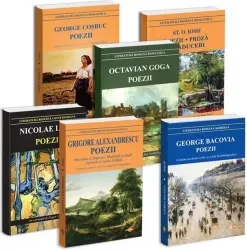 Coperta cărții Pachet autori romani - Poezii (6 carti): George Bacovia, George Cosbuc, Octavian Goga, Grigore Alexandrescu, Nicolae Labis, Stefan Octavian Iosif