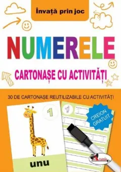 Coperta cărții Numerele. Cartonase cu activitati