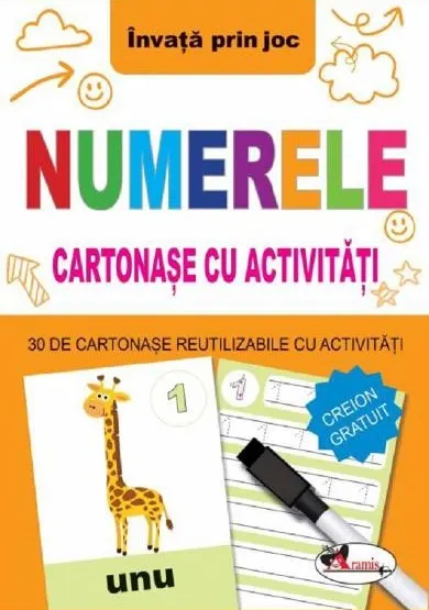 Coperta cărții Numerele. Cartonase cu activitati