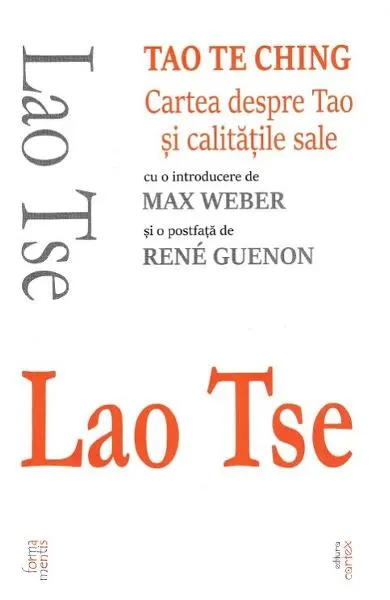 Coperta cărții Tao Te Ching. Cartea despre Tao și calitățile sale
