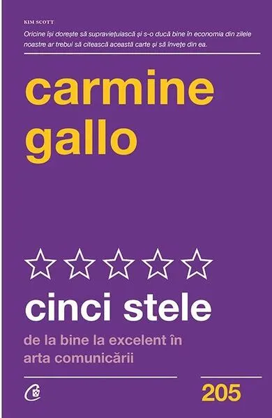 Coperta cărții Cinci stele