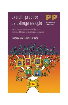 Coperta cărții Exerciții practice de psihogenealogie. Cum să descoperi secretele de familie, să fii credincios strămoșilor tăi și să îți alegi propria viață