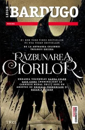 Coperta cărții Răzbunarea ciorilor (seria Banda celor șase ciori, vol. 2)