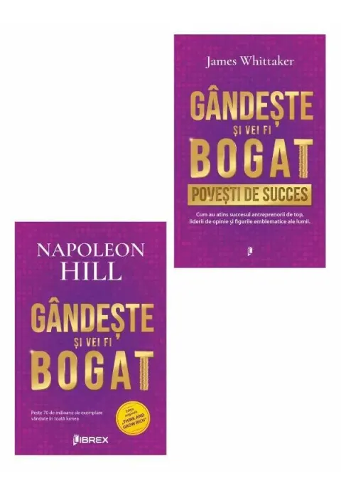 Coperta cărții Pachet Gandeste si vei fi bogat