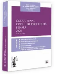 Coperta cărții Codul Penal. Codul de Procedura Penala. Editia a V-a - 2026