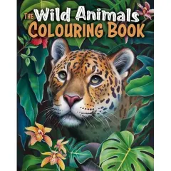 Coperta cărții The Wild Animals Colouring Book, Tansy Willow