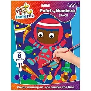 Coperta cărții Art Fantastic Paint-By-Numbers Kit: Space