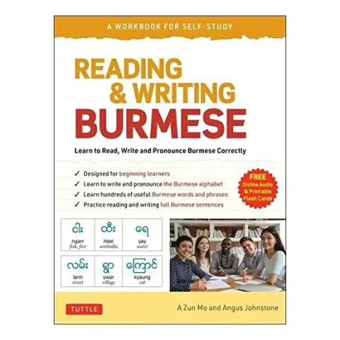 Coperta cărții Reading and Writing Burmese for Beginners