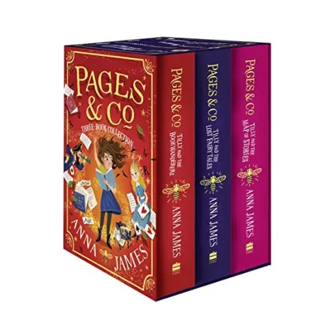 Coperta cărții Pages and Co. Series Three-Book Collection Box Set (Books 1-3), Anna James