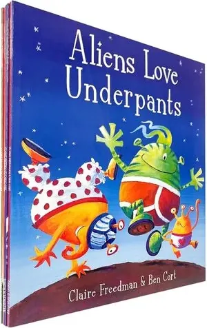 Coperta cărții Aliens Love Underpants Collection Series 6 Books Set