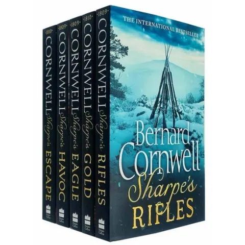 Coperta cărții Sharpe Series Books 6 - 10 Collection Box Set, Bernard Cornwell