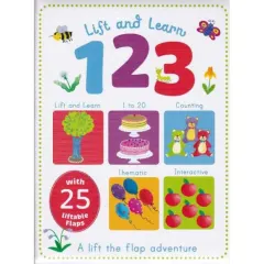 Coperta cărții Early Learning Lift and Learn 123, ABC, Starting School & 50 Words