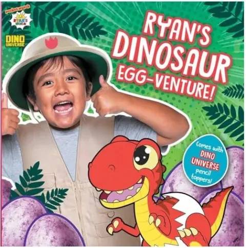 Coperta cărții Ryan's Dinosaur Egg-Venture!