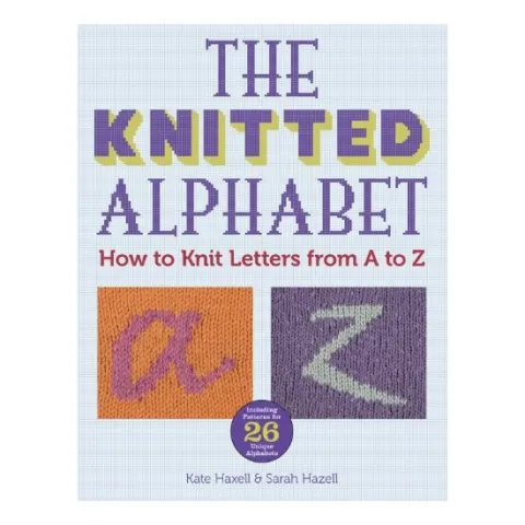 Coperta cărții The knitted alphabet