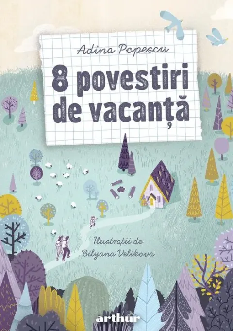 Coperta cărții 8 povestiri de vacanta