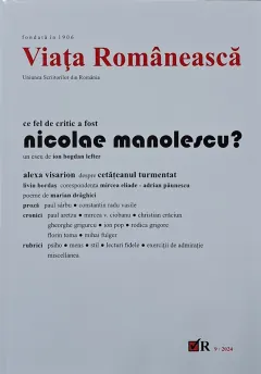 Coperta cărții Revista Viața Românească 9/2024
