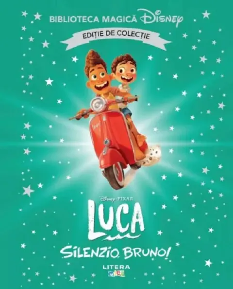 Coperta cărții Luca. Silenzio, Bruno. Biblioteca magica Disney