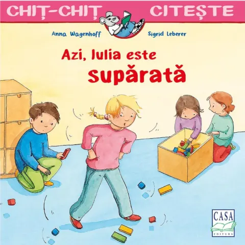 Coperta cărții Azi, Iulia este supărată