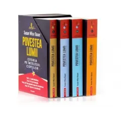 Coperta cărții Povestea lumii. Istoria pe intelesul copiilor. Set 4 volume + caseta de colectie