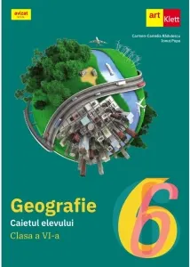 Coperta cărții Geografie. Caietul elevului. Clasa a VI-a