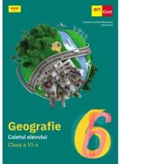 Coperta cărții Geografie. Caietul elevului. Clasa a VI-a
