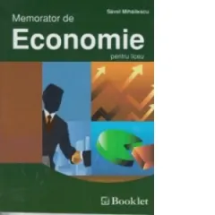 Coperta cărții Memorator de economie pentru liceu