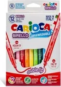 Coperta cărții Carioca Birello varf dublu 12 culori/set