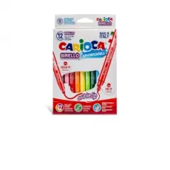 Coperta cărții Carioca Birello varf dublu 12 culori/set