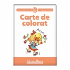 Coperta cărții Carte de colorat, 3-4 ani (B5)
