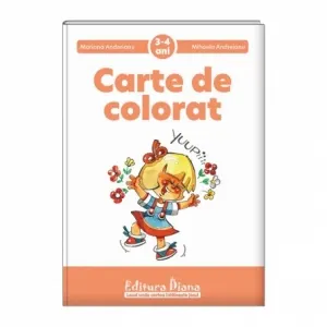 Coperta cărții Carte de colorat, 3-4 ani (B5)