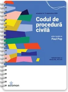 Coperta cărții Codul de procedura civila (actualizat la 15 septembrie 2026)