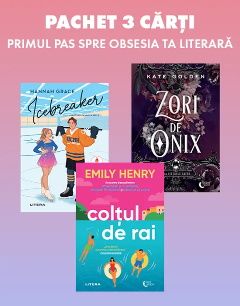 Coperta cărții Pachet Primul pas spre obsesia ta literara (3 carti)