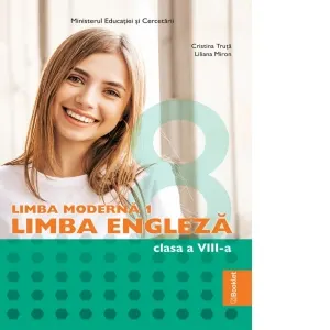 Coperta cărții Limba Moderna 1 Limba Engleza. Manual pentru clasa a VIII-a