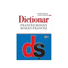 Coperta cărții Dictionar francez-roman, roman-francez cu minighid de conversatie