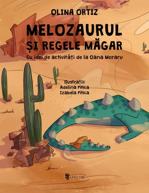 Coperta cărții Melozaurul și Regele Măgar