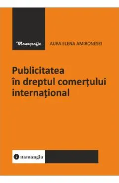 Coperta cărții Publicitatea in dreptul comertului international