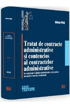 Coperta cărții Tratat de contracte administrative si contencios al contractelor administrative