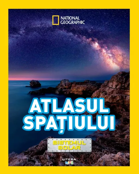 Coperta cărții National Geographic Kids. Atlasul spațiului. Sistemul solar